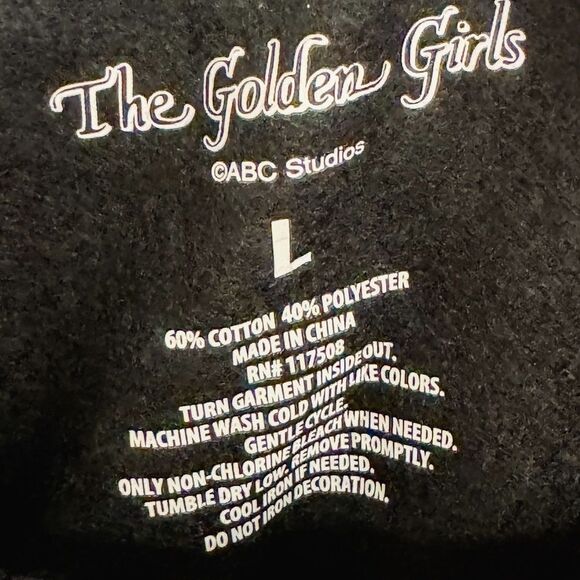 Official ABC Licensed Golden Girls Sophia “Word to Your Mother” sweatshirt Sz Lg - Picture 3 of 6